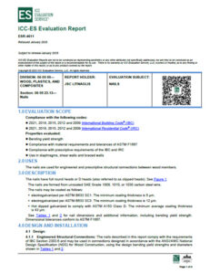 ESR4611 Certificate