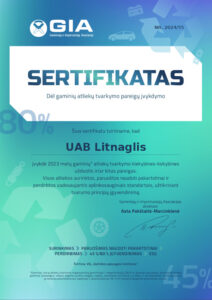 sustainable business certificate 1